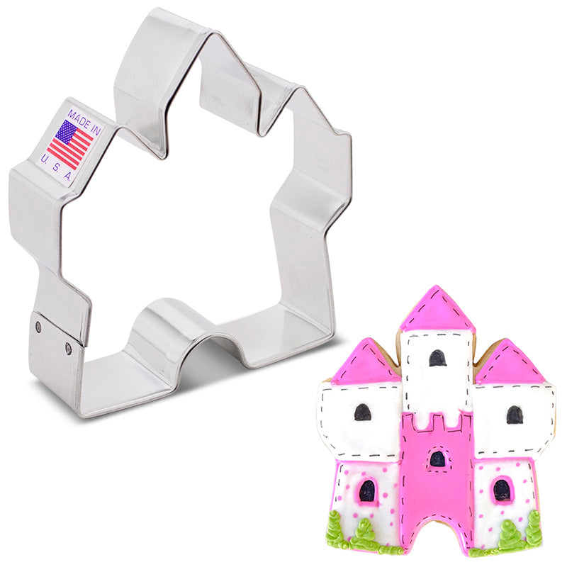Castle Cookie Cutter, 3.5" 3.4" x 3.25"