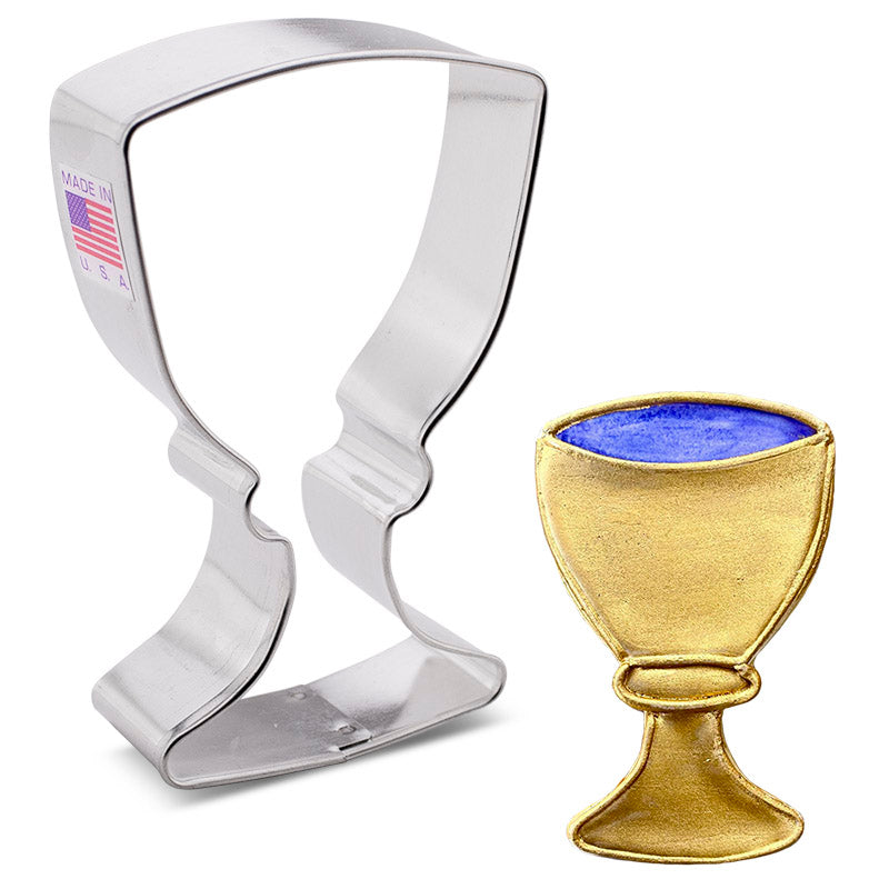 Communion Chalice Cookie Cutter, 4" 3.80" x 2.4"