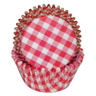 GINGHAM BAKING CUP, 50ct