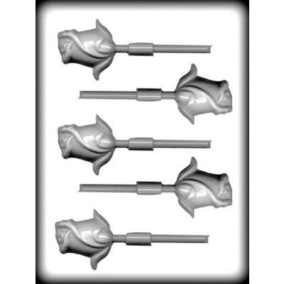 Rosebud Sucker Hard Candy Mold