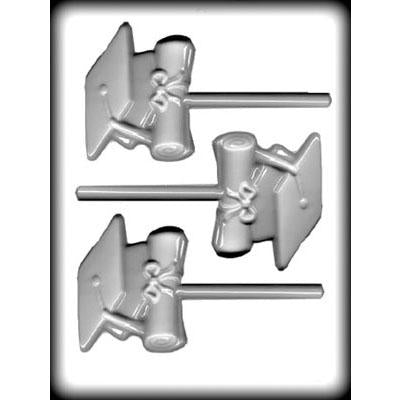 Cap & Diploma Sucker Hard Candy Mold