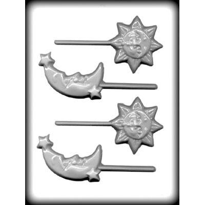 Moon & Sun Sucker Hard Candy Mold