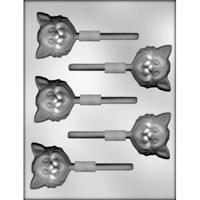 Cat 2-1/8" Sucker Chocolate Mold
