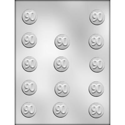 Number 90 Mint Chocolate Mold