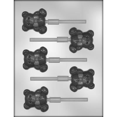 Bear 2" Sucker Chocolate Mold