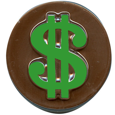DOLLAR SIGN SANDWICH COOKIE CHOCOLATE MOLD