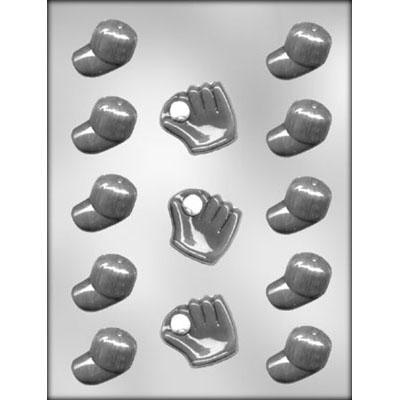 BASEBALL CAPS / GLOVES CHOCOLATE MOLD