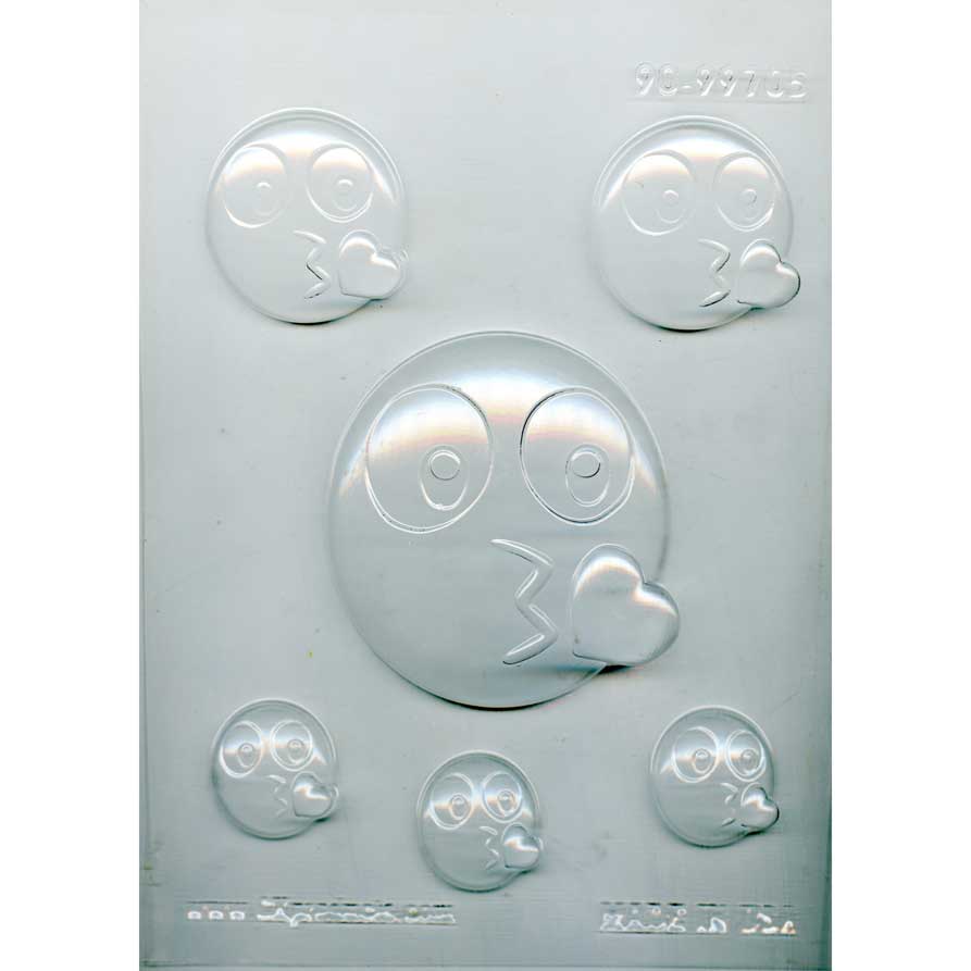 Kiss Emoji Chocolate Mold