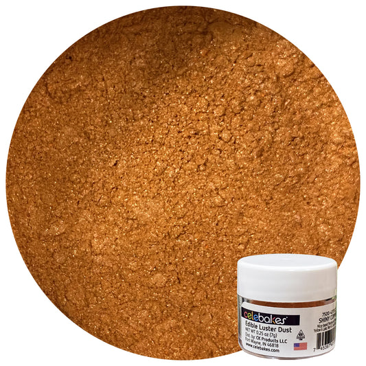 Celebakes Shiny Copper Edible Luster Dust, .09 oz.