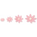 FLORAL PLUNGER CUTTERS - MINI/S/M/L DAISY MARGUERITE SET OF 4