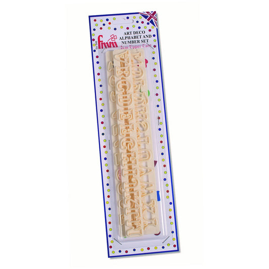 FMM ART DECO ALPHABET AND NUMBER SET TAPPIT