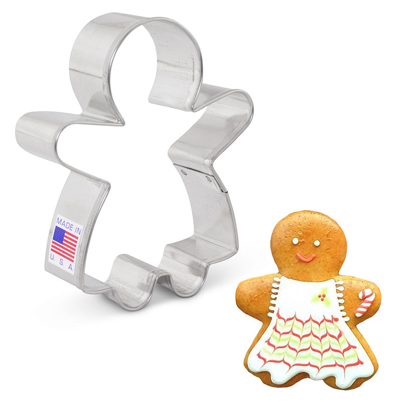 Gingerbread Girl Cookie Cutter 3 3/4"