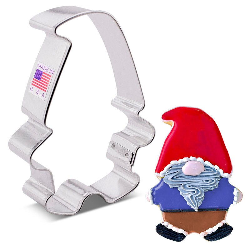 Gnome Cookie Cutter, 4" 4"