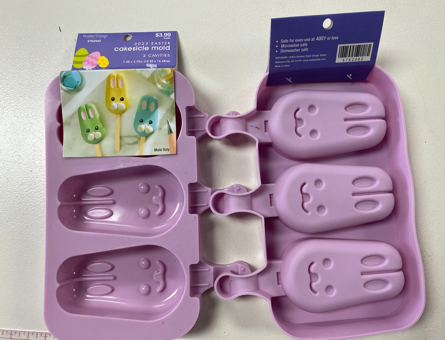 cakesicle mold, Easter