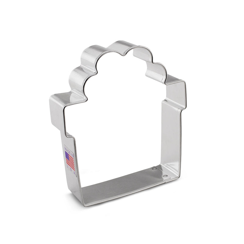 Present with Bow Cookie Cutter by Flour Box Bakery, 3.25"