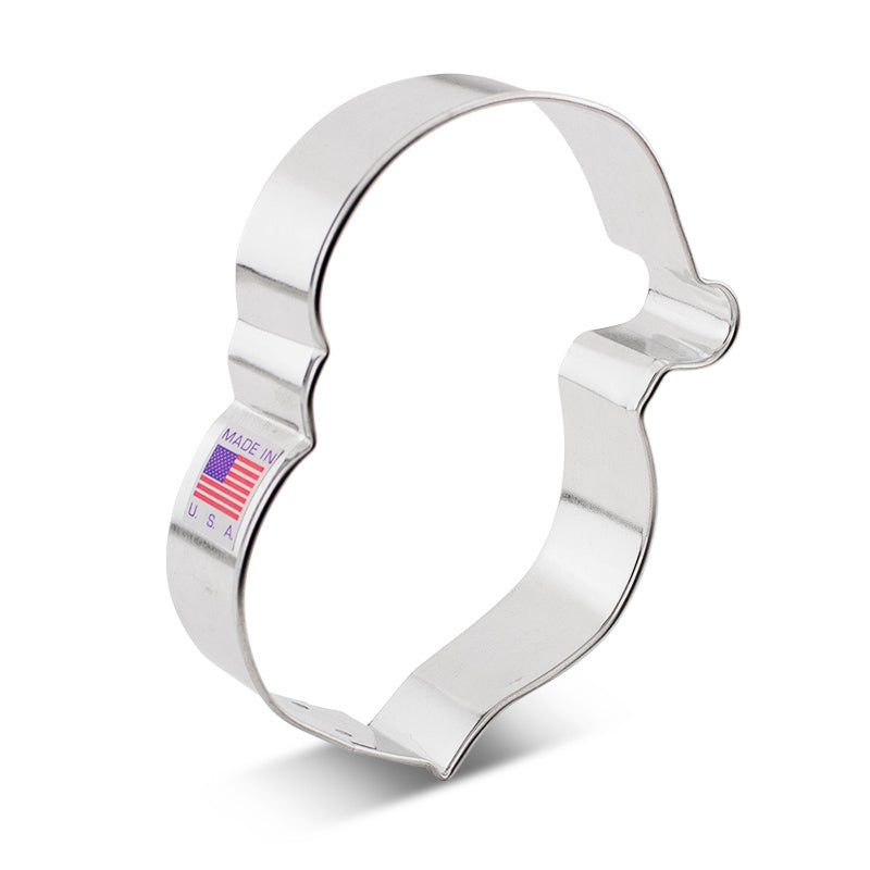 Santa Face Cookie Cutter by Flour Box Bakery, 4"