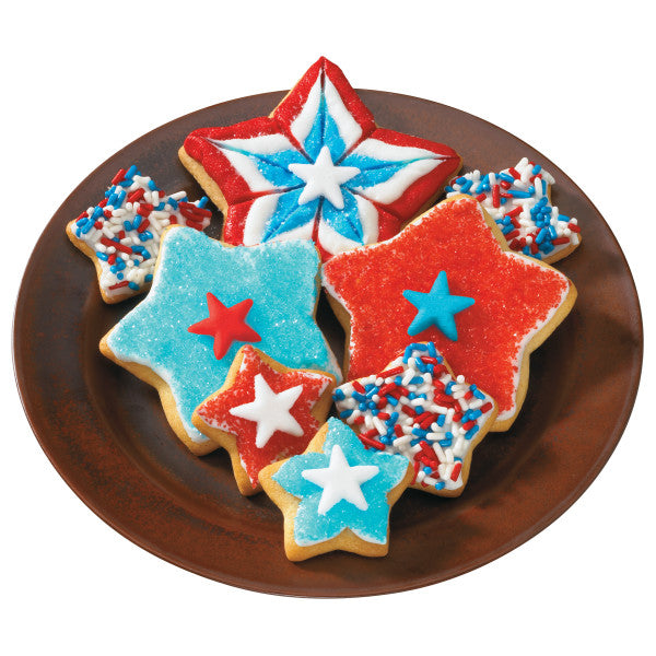 Stars Assortment Dec-Ons® Decorations, Set of 6