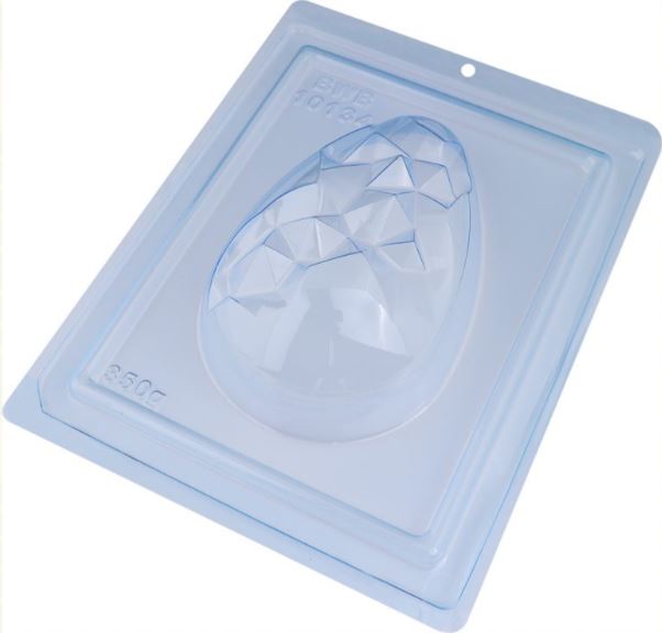 BWB 3 piece chocolate mold: EGG ORIGAMI