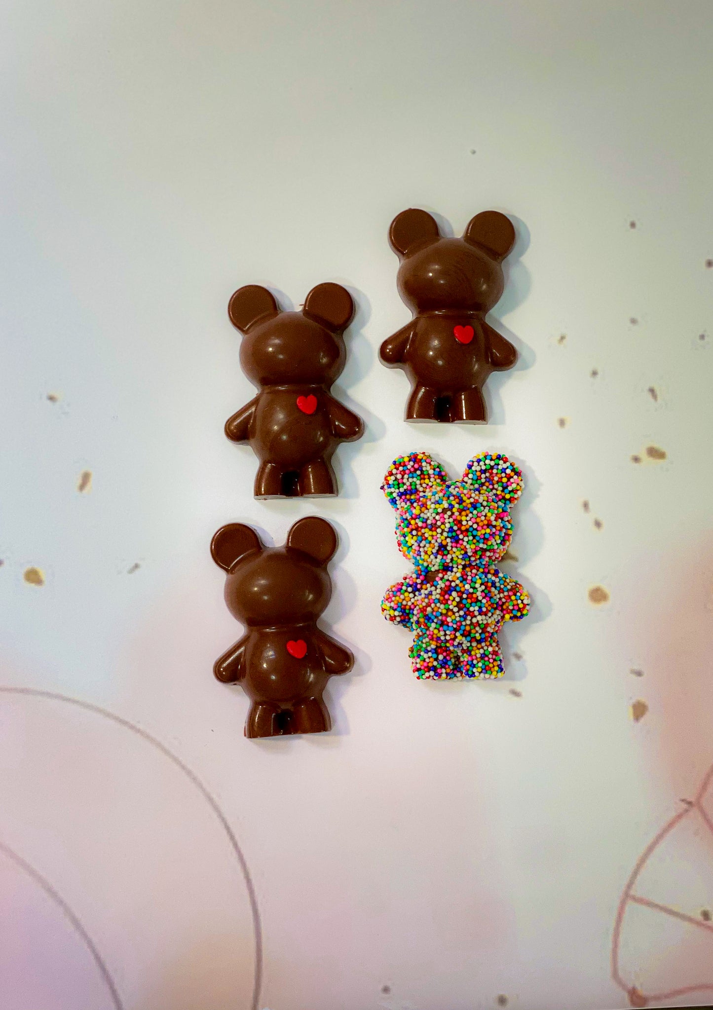 BWB 3 piece chocolate mold: LITTLE BEAR