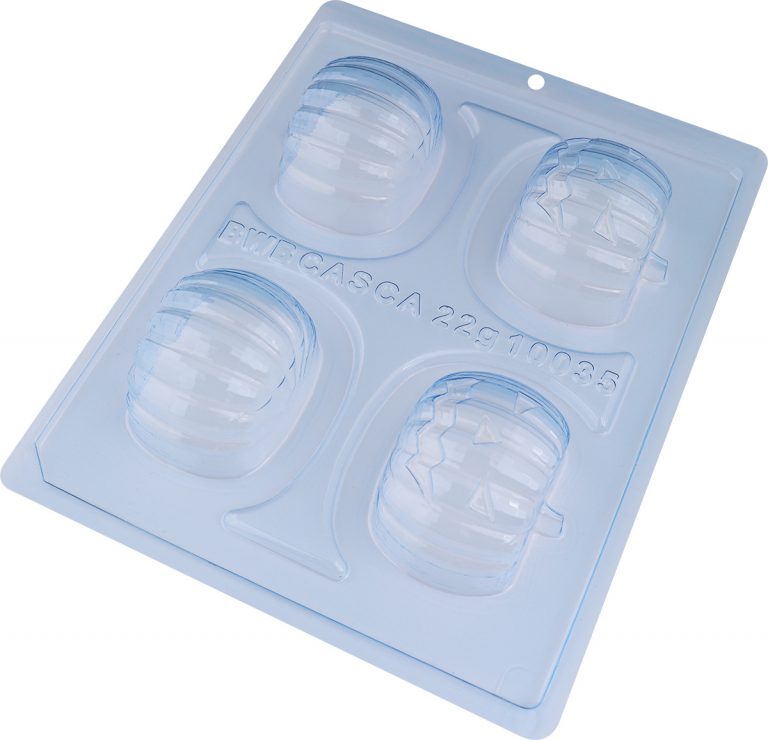 BWB 3 piece chocolate mold: MEDIUM HALLOWEEN PUMPKIN