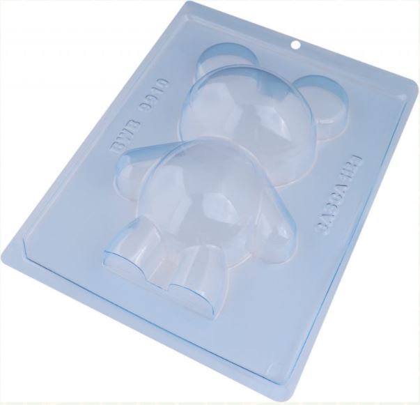 BWB 3 piece chocolate mold: TEDDY BEAR