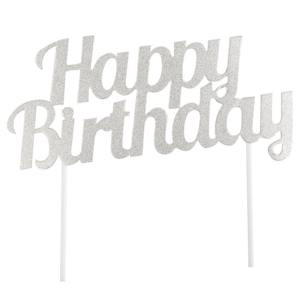 "Happy Birthday" Cake Topper
