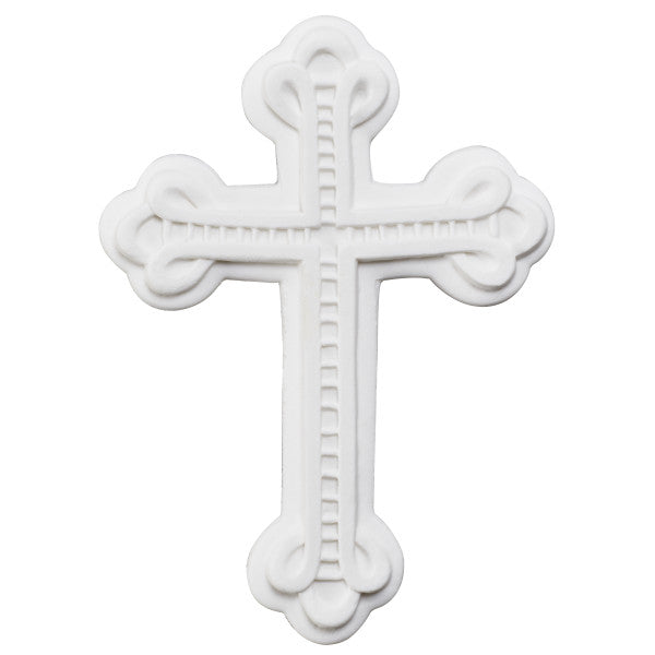 Elegant Cross Gum Paste Layon