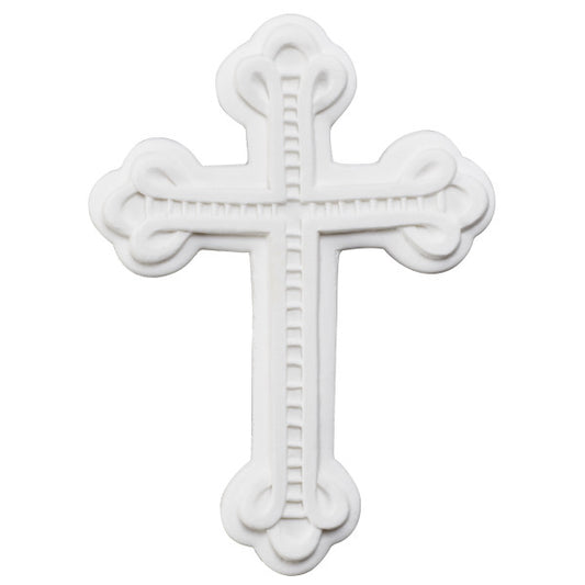 Elegant Cross Gum Paste Layon
