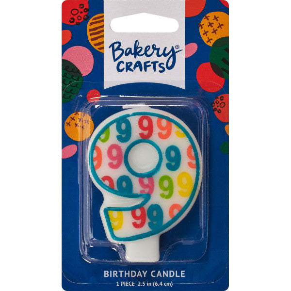 9 Number Pattern Numeral Candles