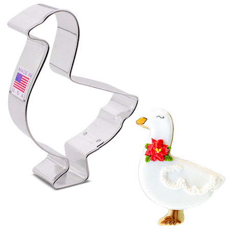 Goose Cookie Cutter, 4"