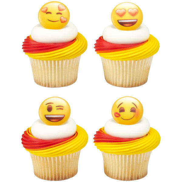 emoji™ Heart Assortment Cupcake Rings, set of 12