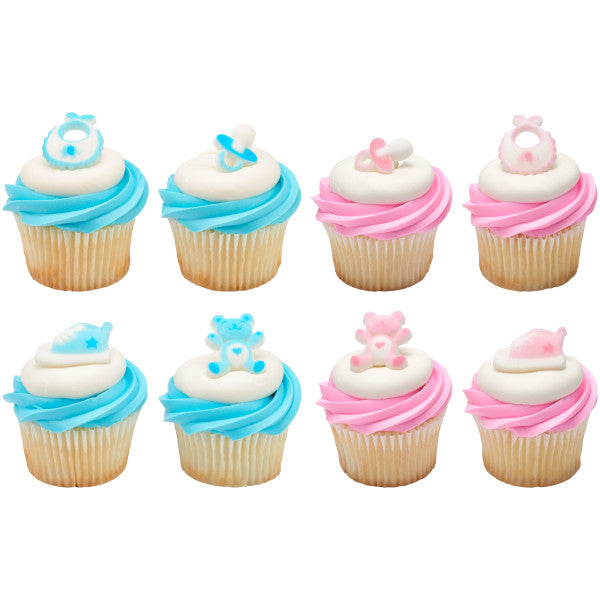 Baby Shower Assortment Dec-Ons® Decorations set of 4