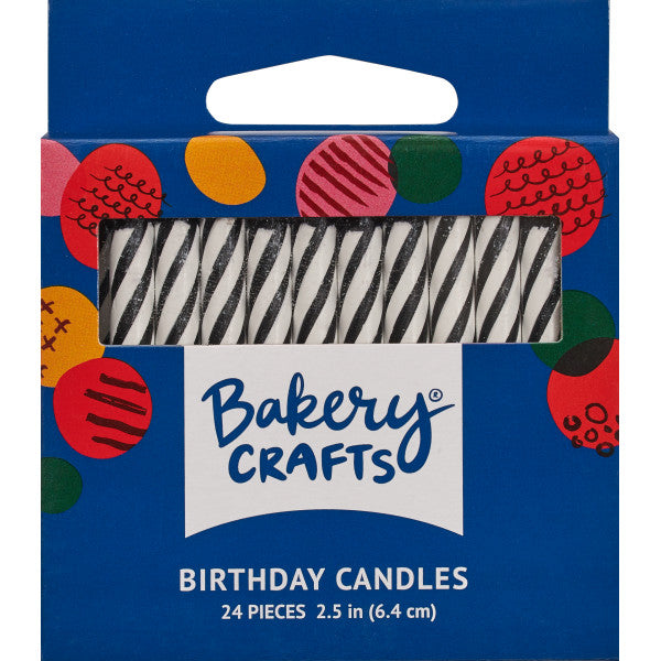 Black Spiral Smooth & Spiral Candles