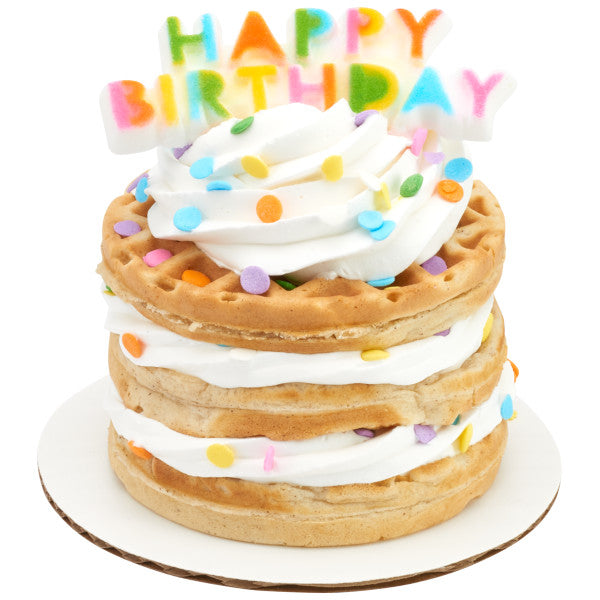 Colorful Birthday Plaque Dec-Ons® Decorations 1 ct.