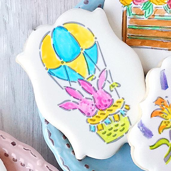 Hot Air Bunnies PYO Stencil