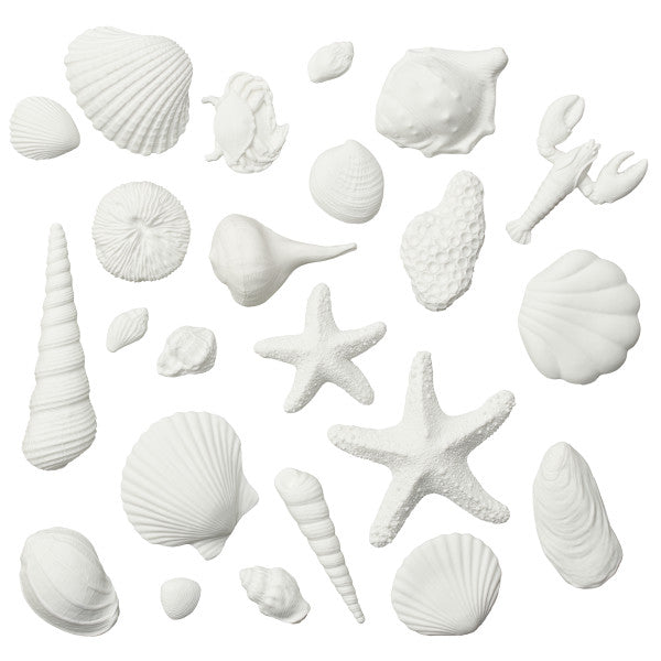 Seashell Assortment Gum Paste Layon