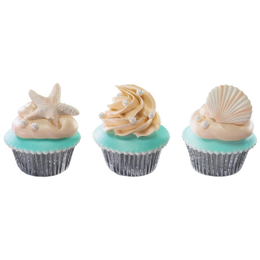 Seashell Assortment Gum Paste Layon