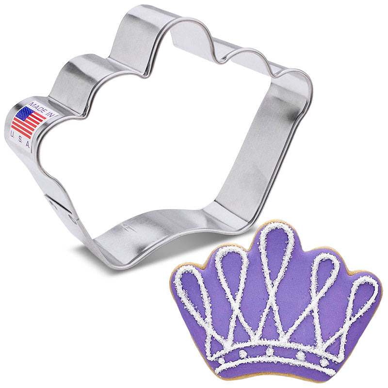 Queen or King Crown Cookie Cutter Coronation Crown 4"