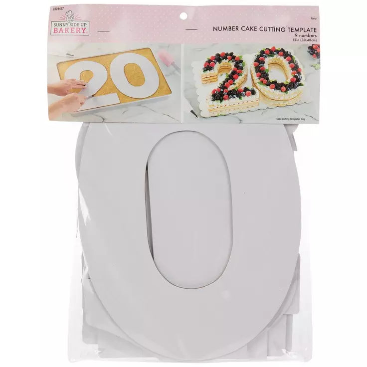 Number Cake Cutting Templates