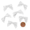 Pre-Tied Tiny Satin Bows, 10ct