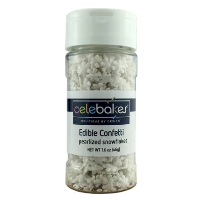 Celebakes Pearlized Snowflakes