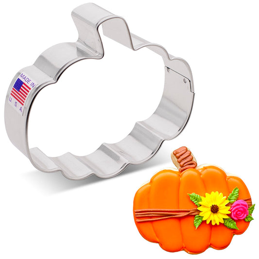 Pumpkin Gourd Cookie Cutter 3" 3.4" x 3"