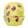 Cupcake Cases Foil Lined – Ladybird Pk/30