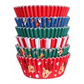 Christmas Foil-lined Cupcake Cases , 100