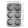 6 CUP LARGE MUFFIN PAN
