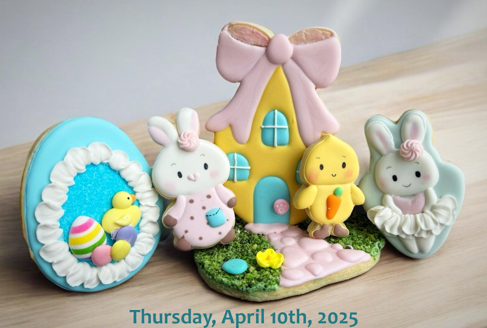 Thursday 4/10/2025: Sugar Cookie Decorating class - 3D Easter Theme ...