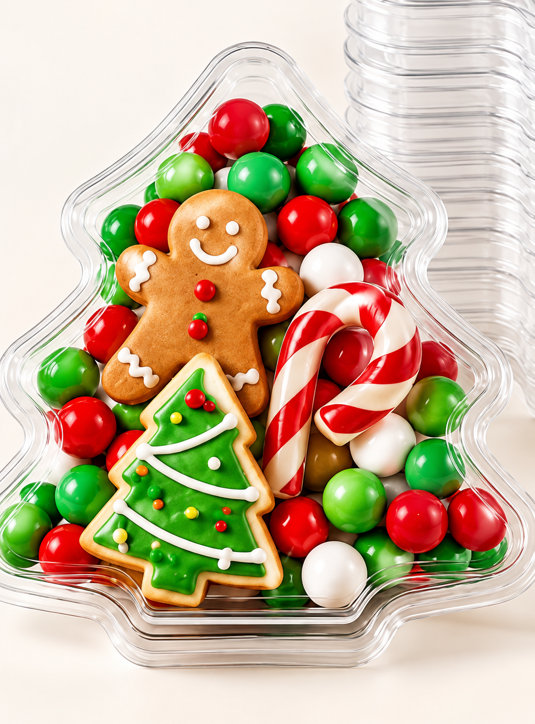 Christmas Tree Shape Dessert Box