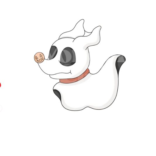 Ghost Dog Cookie cutter, 3.5