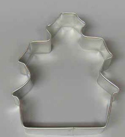 3.5 Haunted House cookie cutter