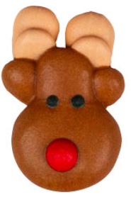 Reindeer Royal Icing, 6ct